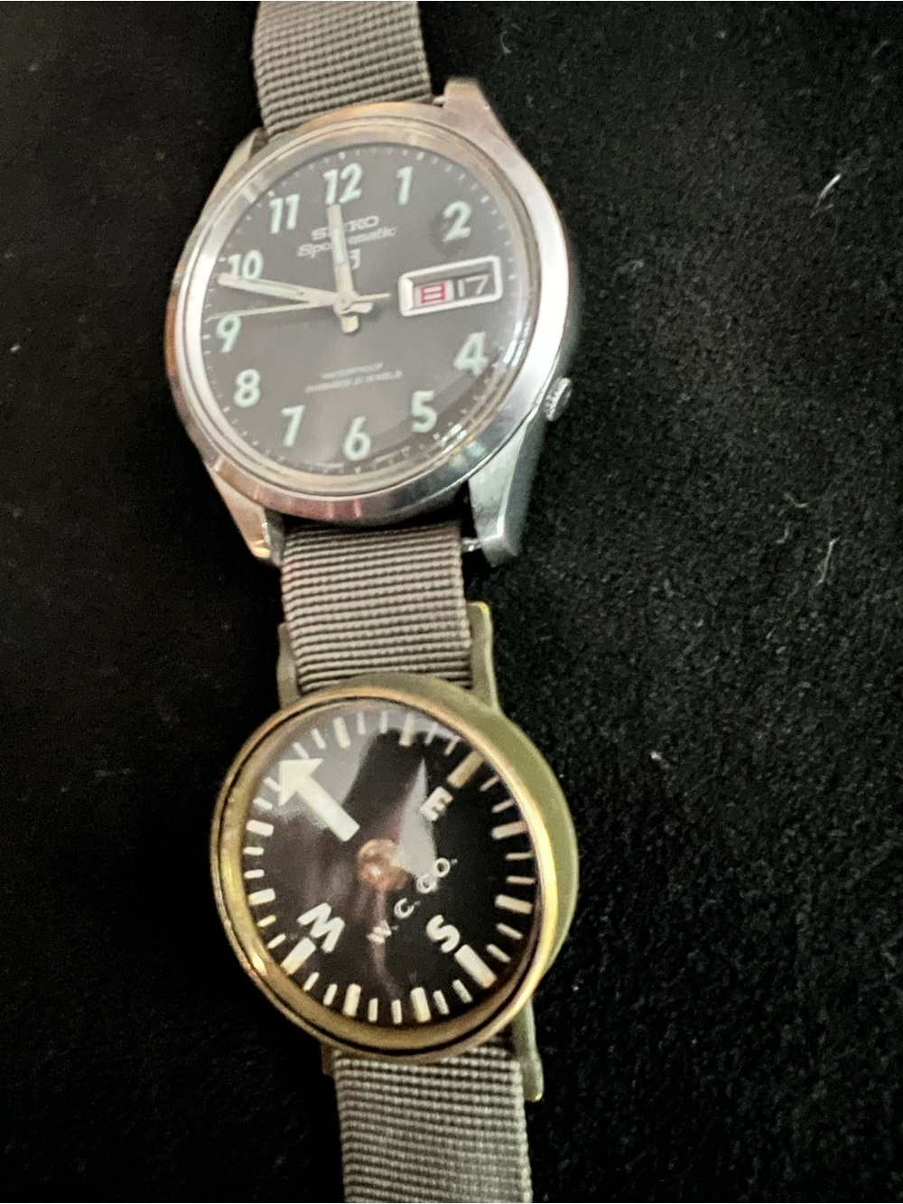 Vintage Feb 1967 Seiko 6619-8280 MACV SOG Watch W/Waltham Compass Serviced 2026